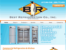 Tablet Screenshot of best-refrigeration.com